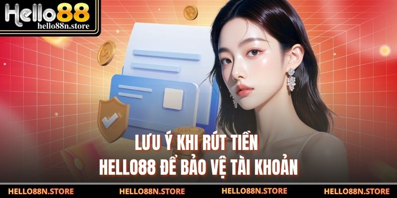 Lưu ý khi rút tiền Hello88 để bảo vệ tài khoản